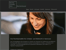 Tablet Screenshot of kirschenbauer.com
